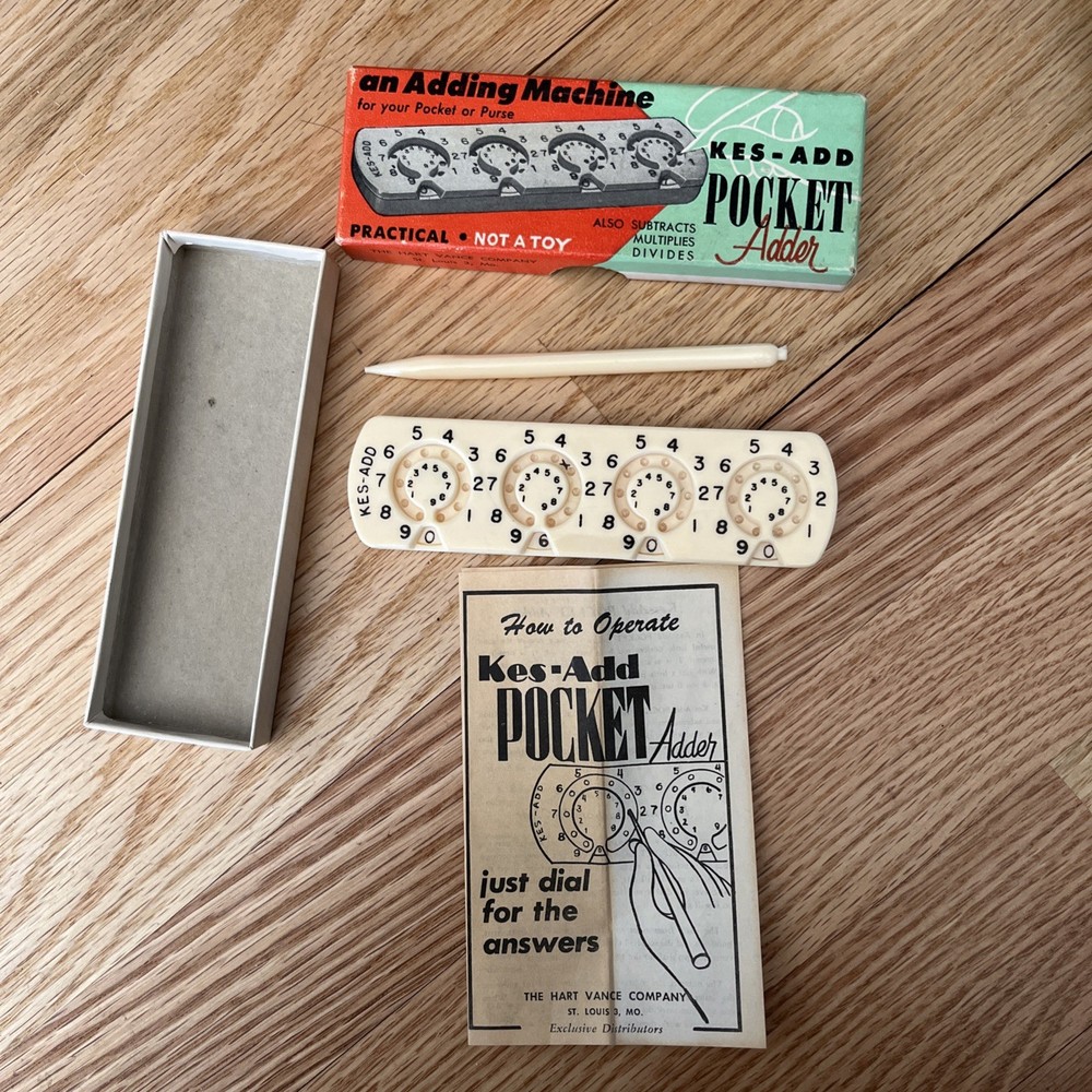 Kesling Pocket Adder KES-ADD Adding Machine