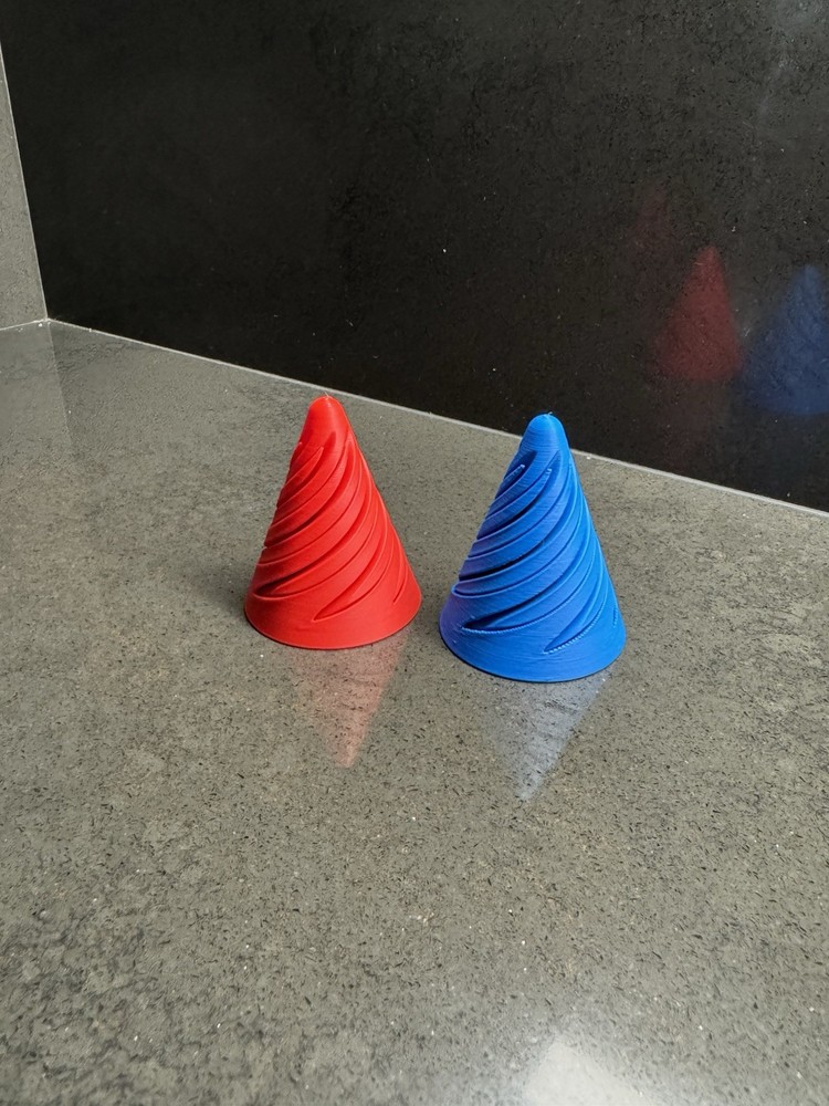 Spiral cone fidget