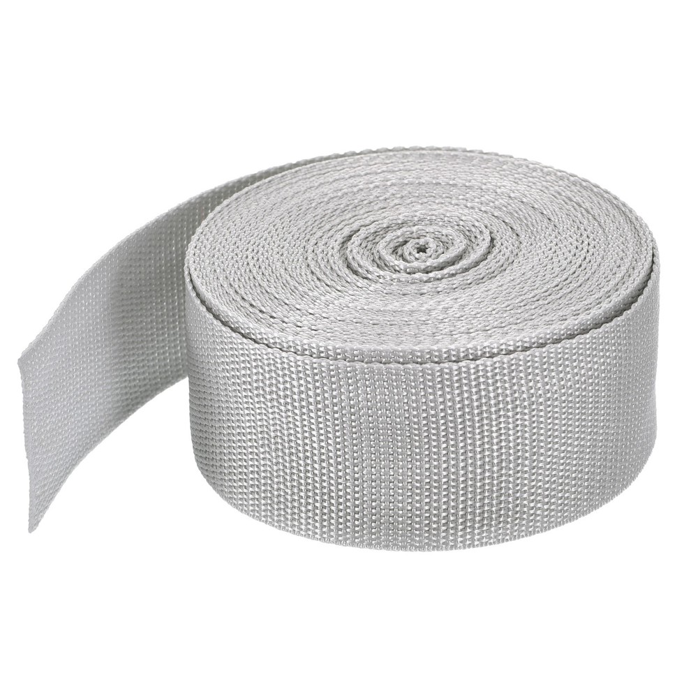 Lightweight Polypropylene Webbing Strap 5cm 10 Yard Pale Grey