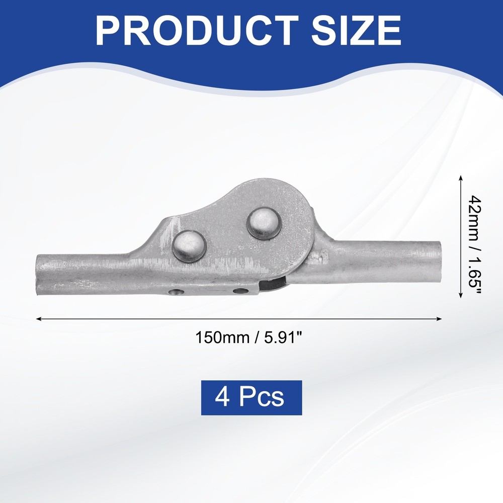 4Pcs Adjustable Sofa Hinge, 180 Degree 3 Gear Support Joint for Sofa