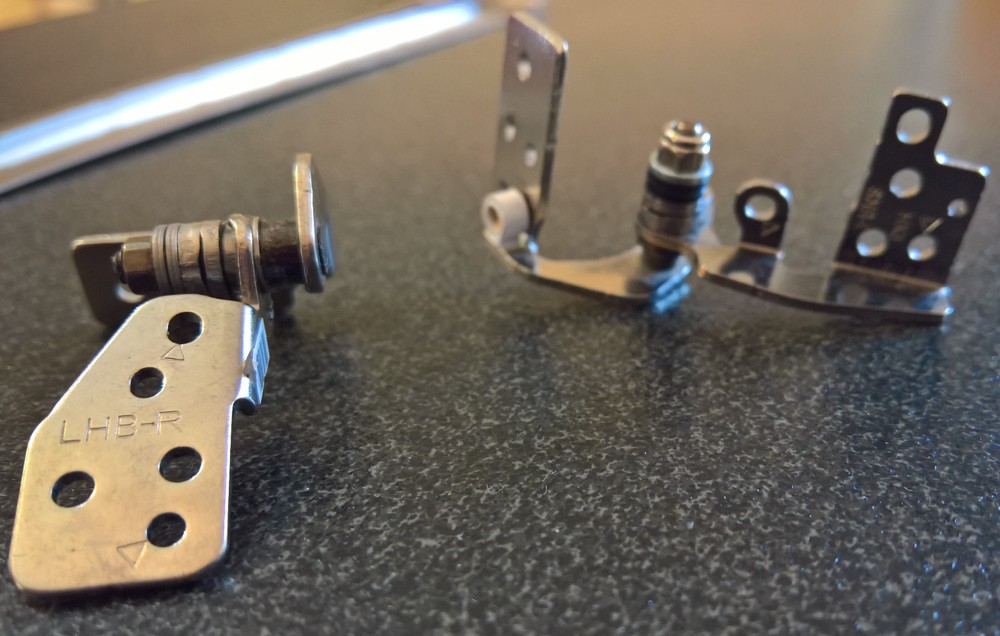 Sony Vaio SVE151 Hinges LCD Support Brackets Left and Right