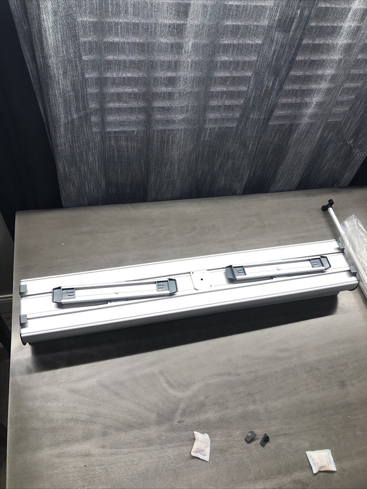 Double Sided Retractable Pull Banner Stand 33”x78” Visual Area Driving Safely