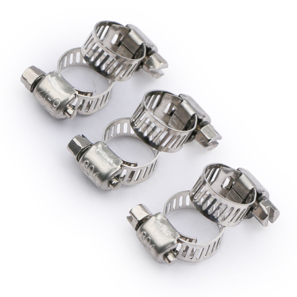 U.S. Solid 3pcs Brass Hose Barbed Splicer Round Equal Hose Joint 1/4" Barb