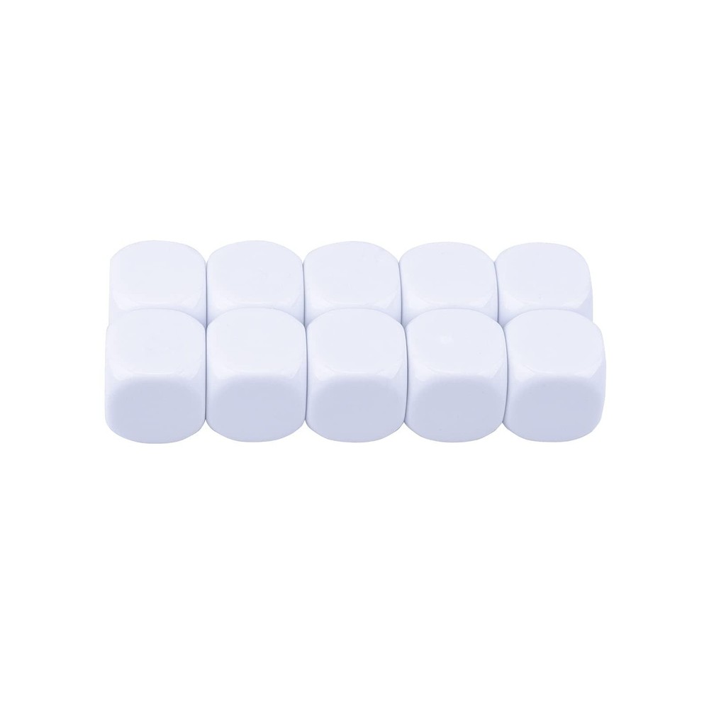 22MM Rounded Blank Six Sided Dice Teaching Created Sesources Game Teaching Pl...