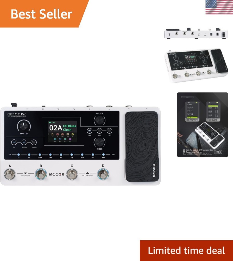Advanced GE150 Pro Guitar Amp with Expression Pedal - Live Performance Ready