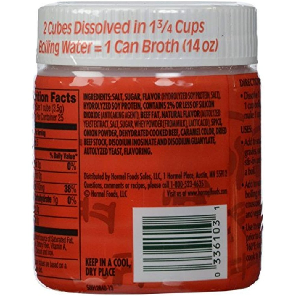 Herb-Ox Beef Bouillon Cubes, 25-Count