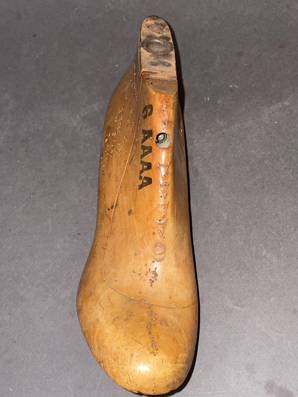 ANTIQUE WESTERN ST. LOUIS WOMEN'S WOODEN SHOE MOLDFORM STRETCHER 240 SIZE 6AAA