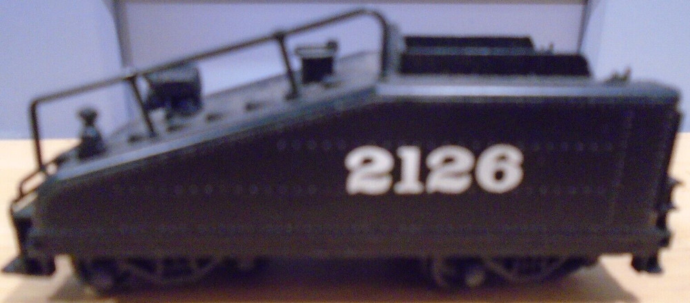 BACHMANN  HO SCALE #2126 SLOPE BACK TENDER NEEDS NEW DRAWBAR