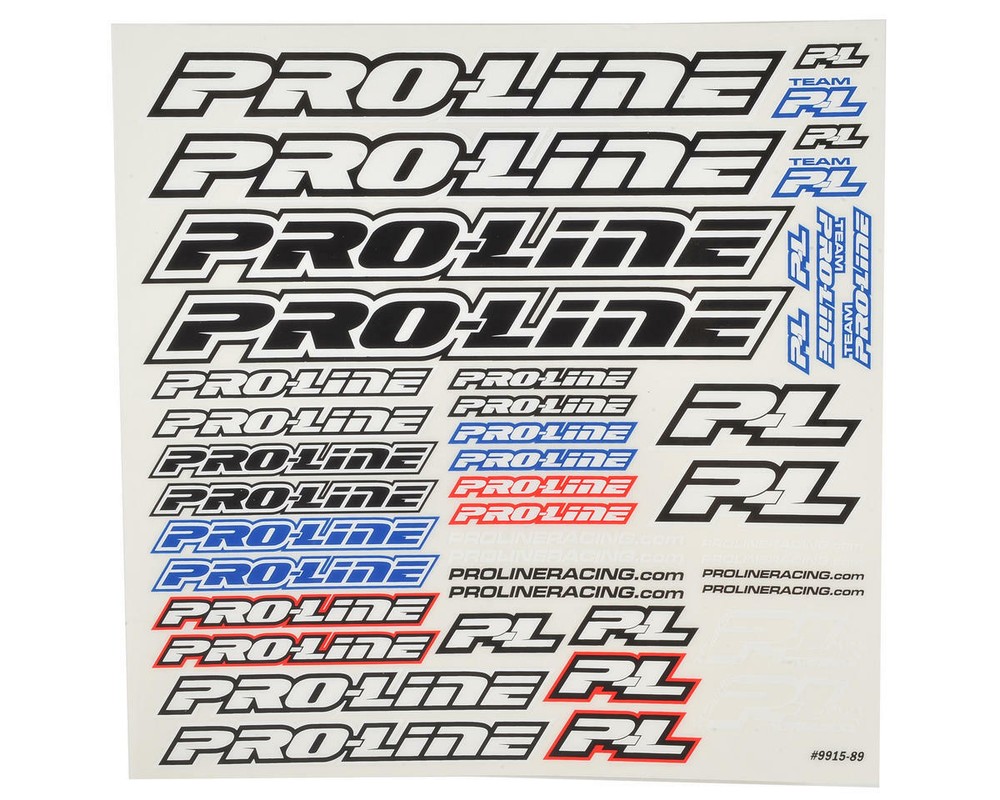 Pro-Line Decal Sheet [PRO9915-33]