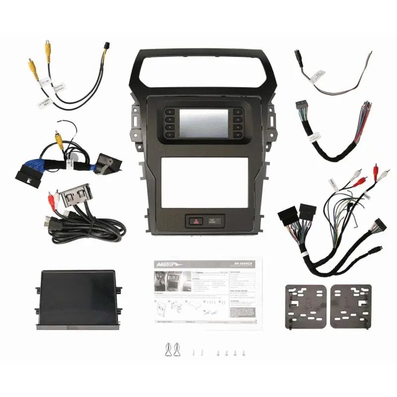 Metra 99-5858CH Single/Double DIN Car Dash Kit for 2011-2015 Ford Explorer