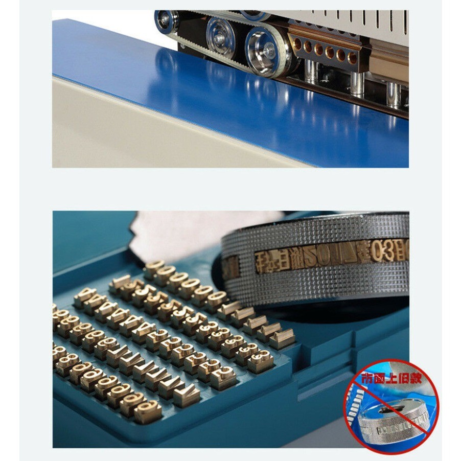 Horizontal Automatic Continuous Plastic Bag Band Sealing Machine Sealer