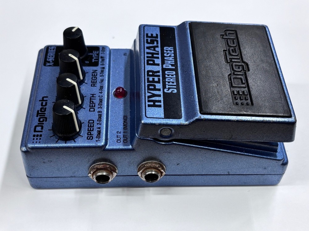 Digitech Hyper Phase Stereo Phaser Guitar Effect Pedal, Very Good Condition