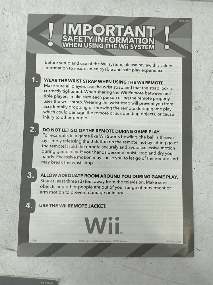 Wii Operations Manual Channels and Settings, System Setup, Wii Wheel ECT