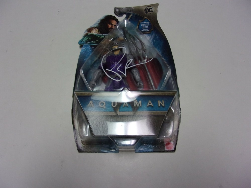PATRICK WILSON AQUAMAN-ORM DC OCEAN MASTER JSA/HOLO SIGNED ACTION FIGURE