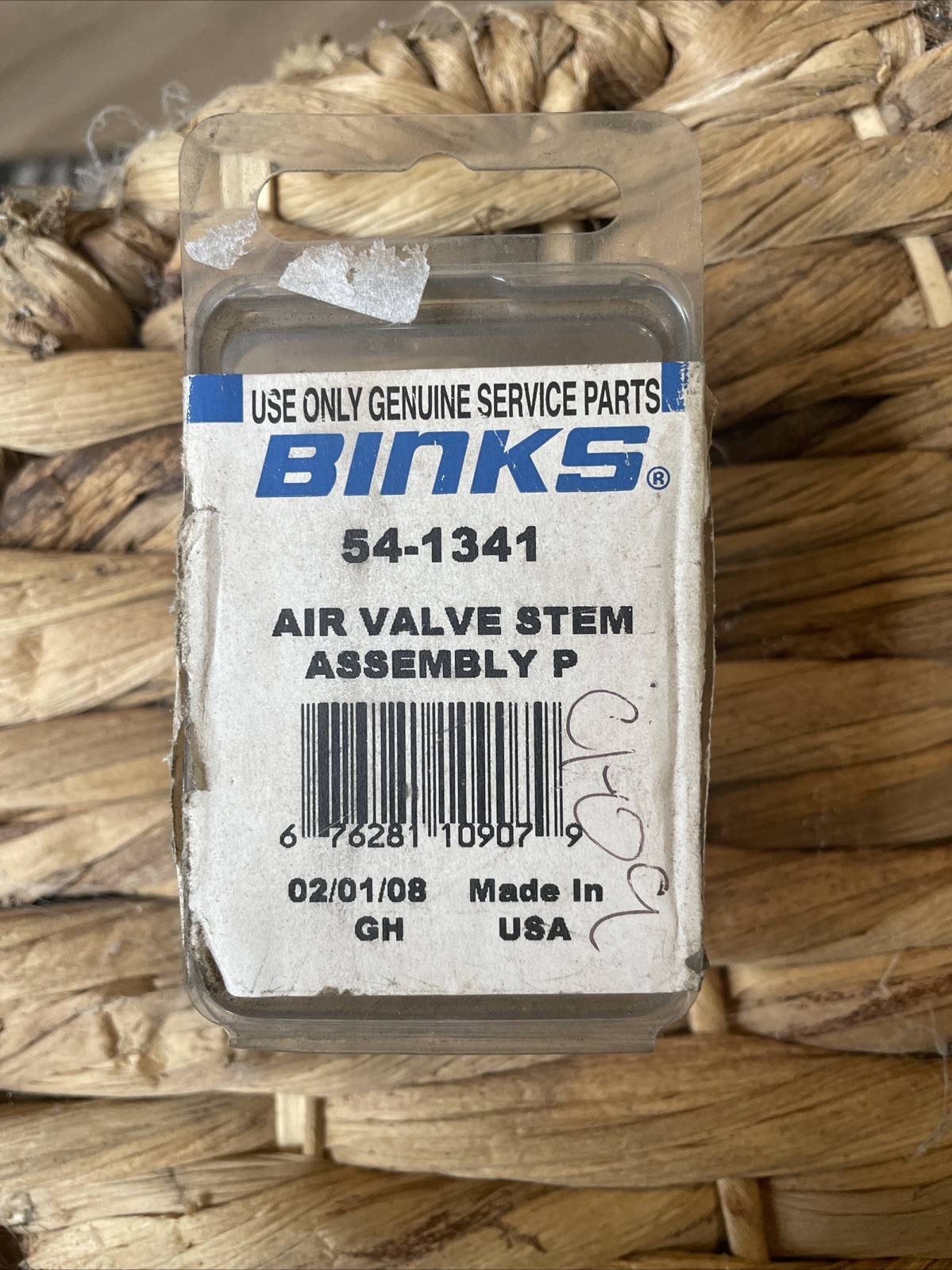 Binks 54-1341 Air Valve Stem Assembly