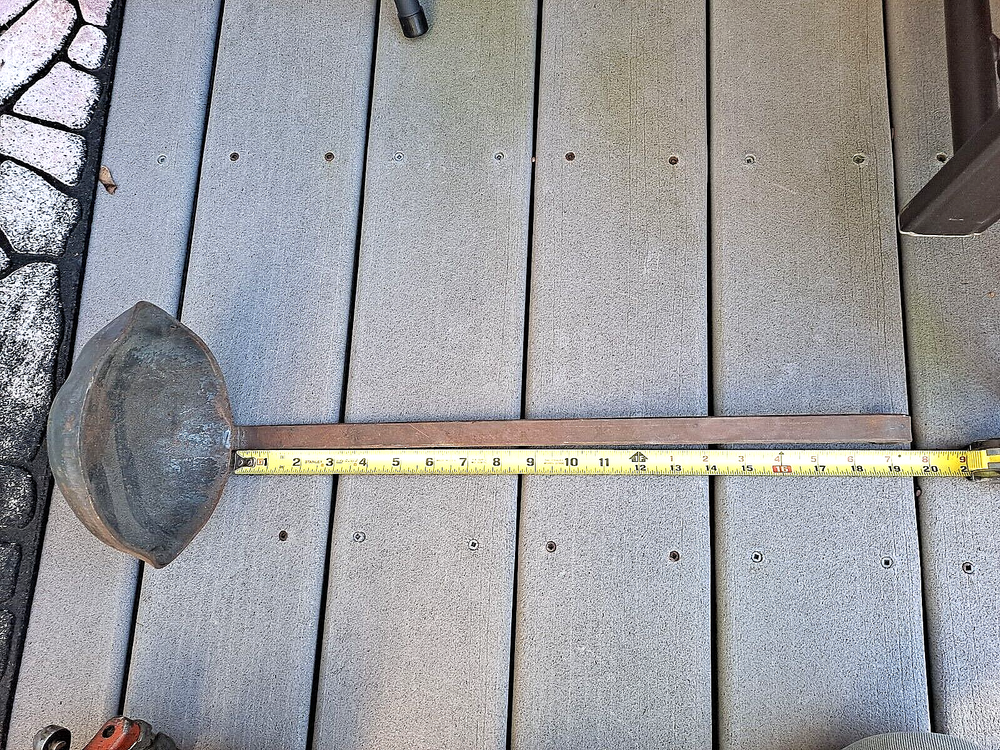 Vintage Large Iron Ladle Blacksmith NOS