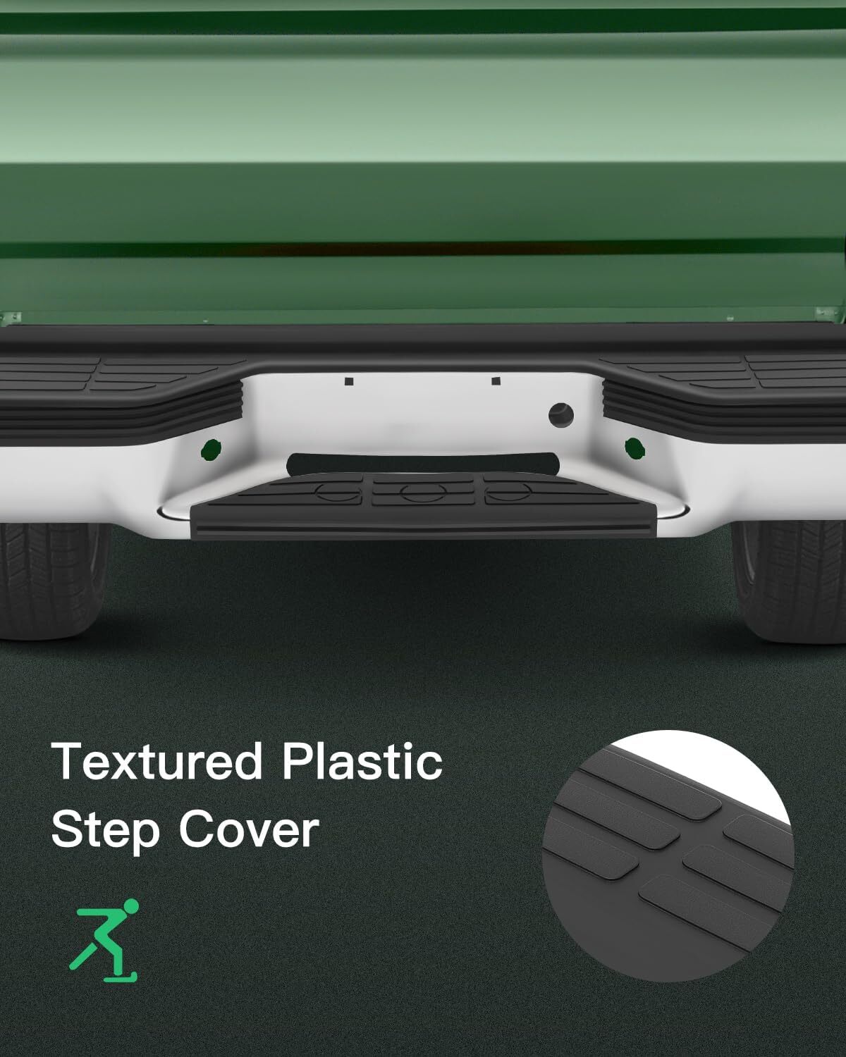 Rear Bumper For 1988-2000 Chevy Silverado GMC Sierra C/K 1500 2500 Chrome Steel