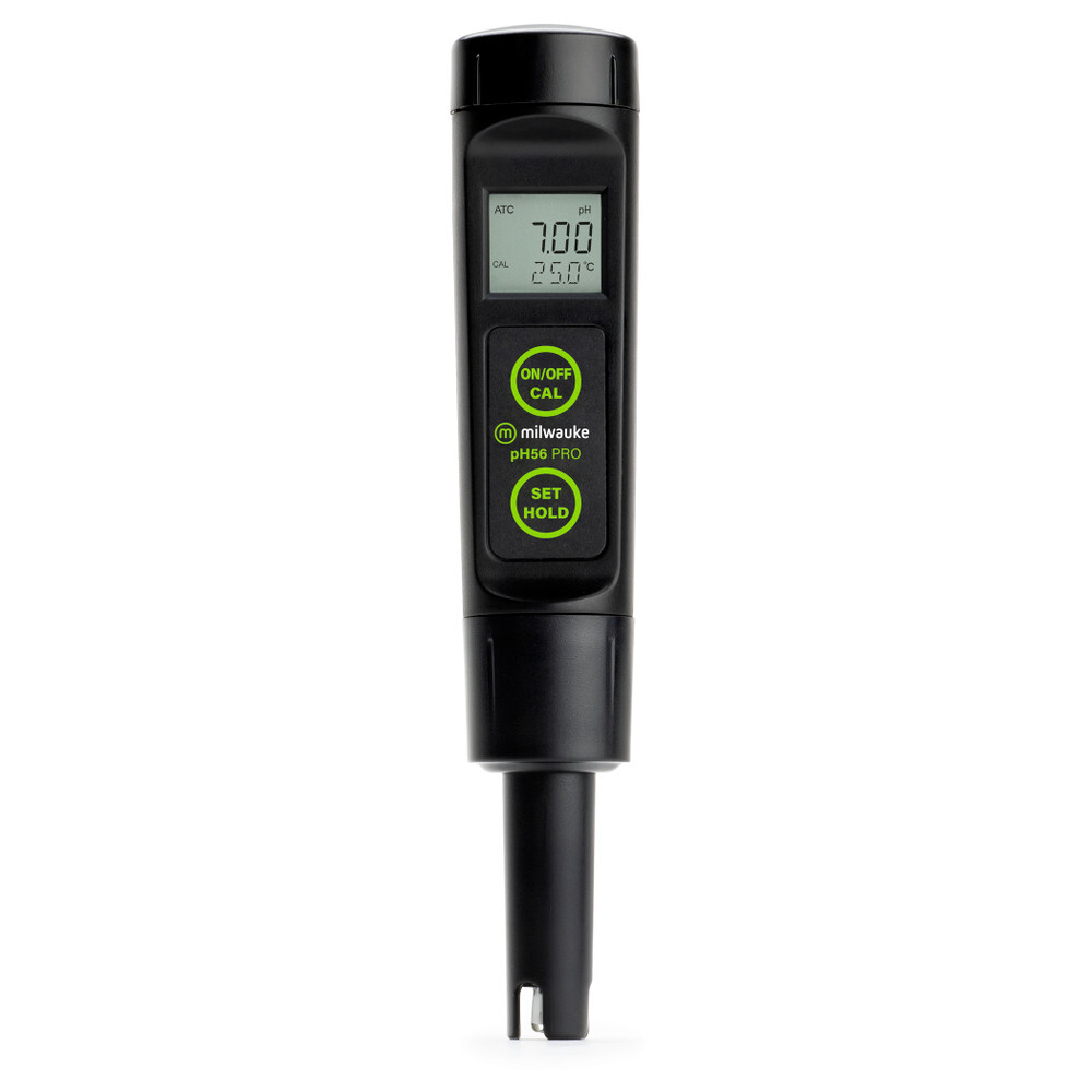 Milwaukee PH56 PRO Waterproof 2-in-1 pH/Temp Tester with Replaceable Probe