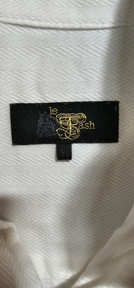 LeFash Long Sleeve LARGE Black & White