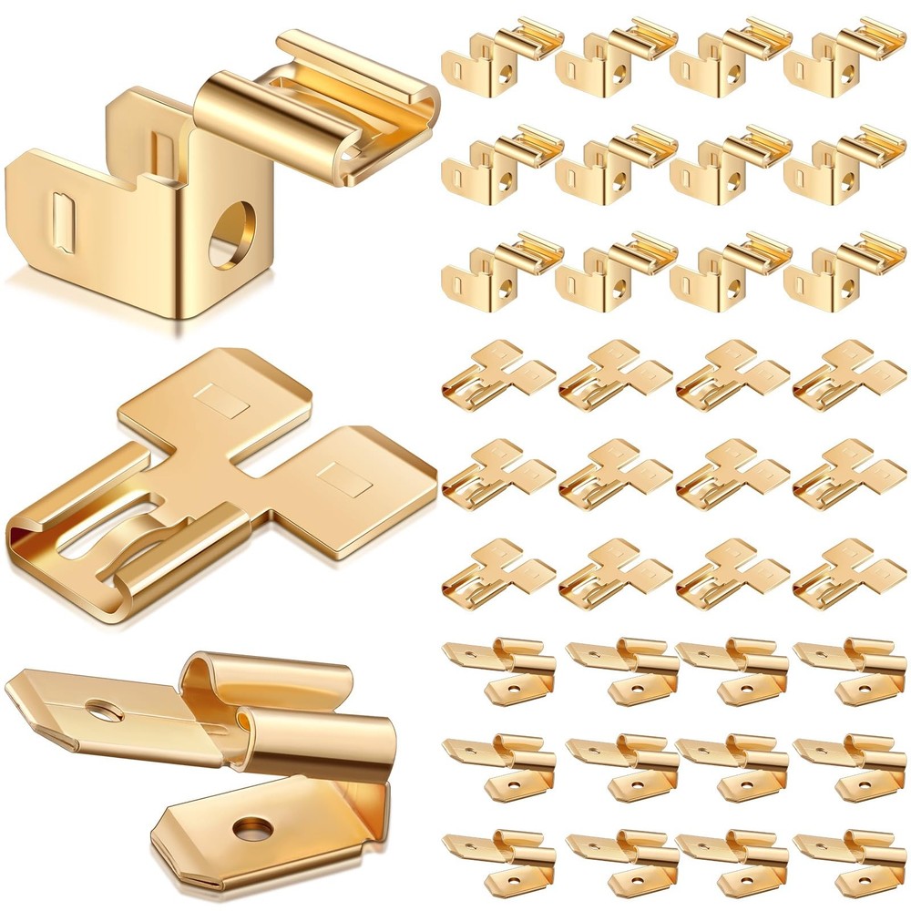 36 Pcs Electrical Quick Splice Wire Terminals, Piggyback Spade Connectors,Dou...