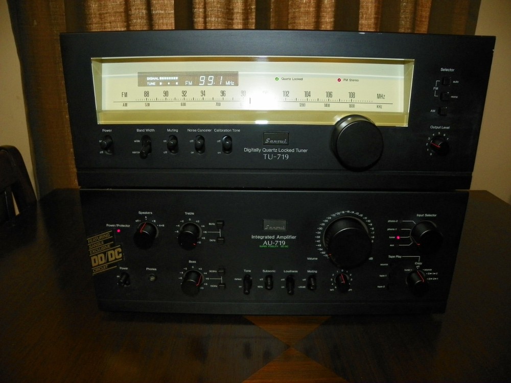 sansui au-719 integrated amplifier & Tuner
