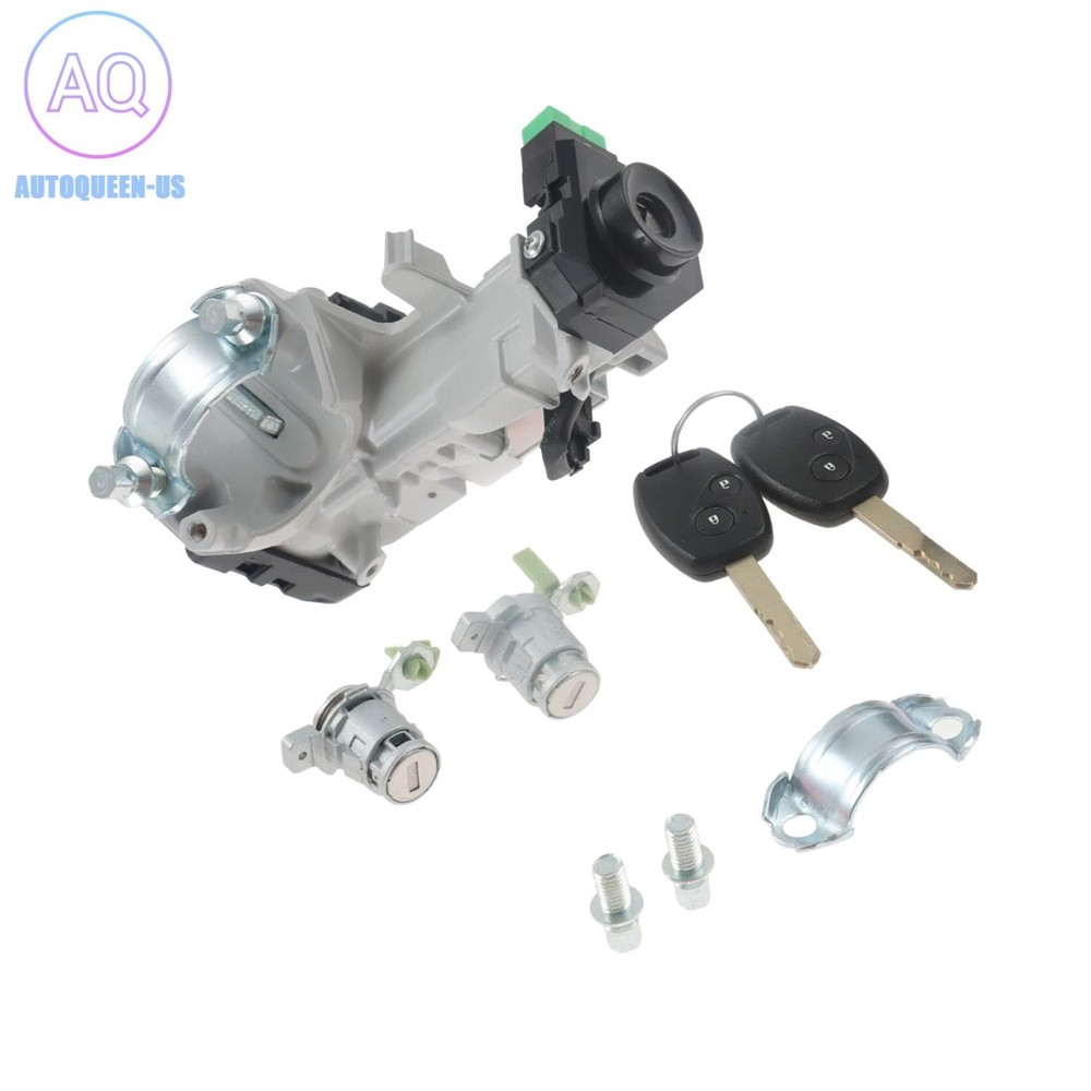 Engine Ignition Switch & Door Lock Cylinder with Two Keys for Honda Element US