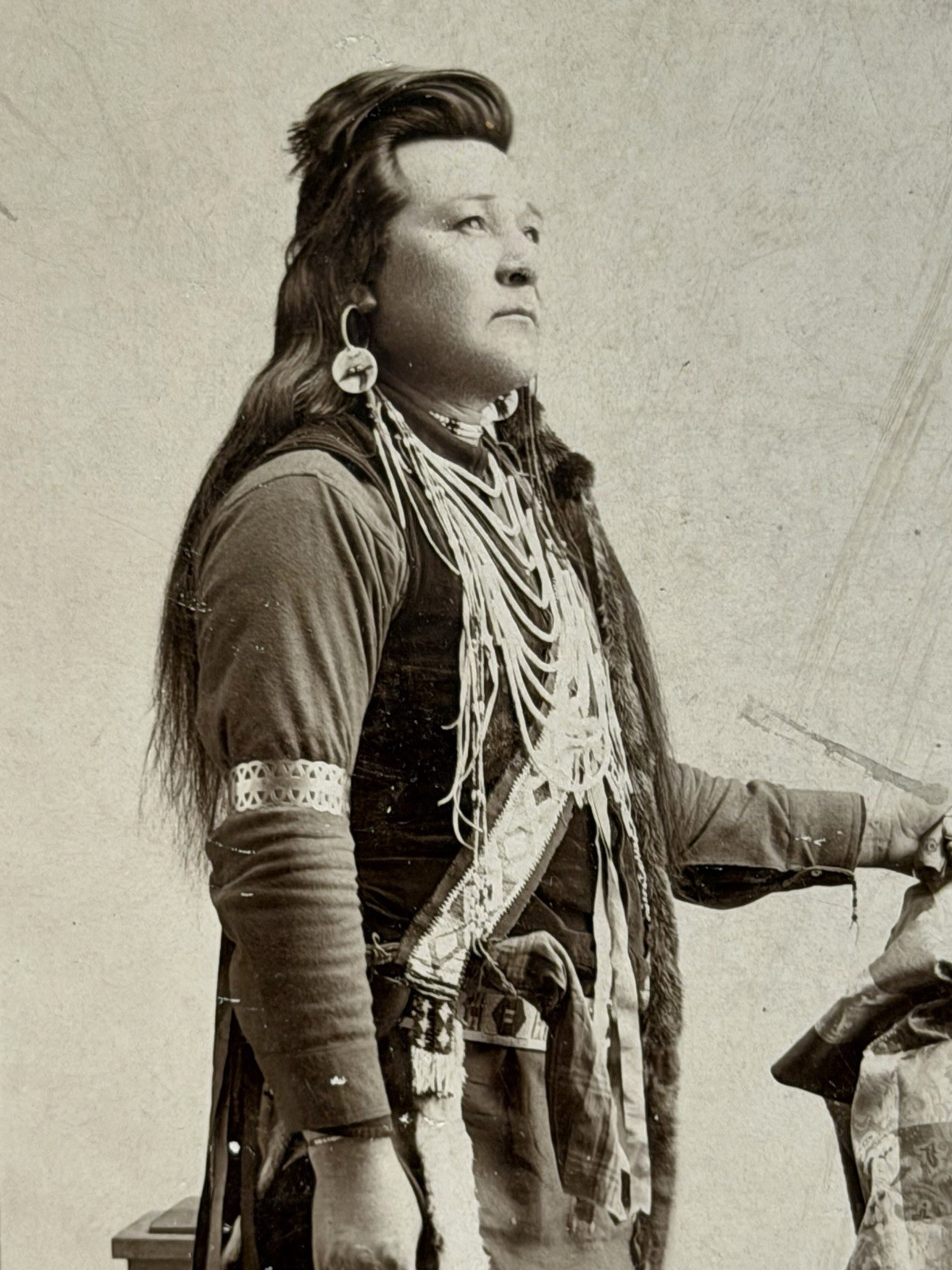 Vintage Native American Indian Photograph of Camanche Leader Quanah Parker