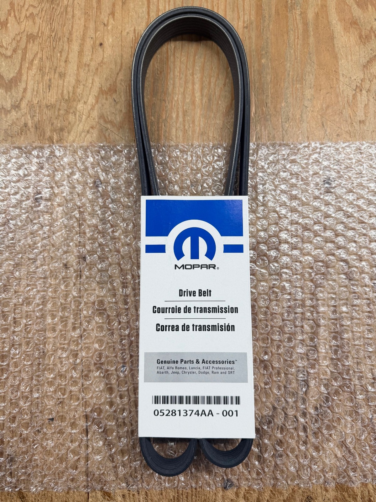 SERPENTINE BELT for 2016-2026 JEEP GRAND CHEROKEE DODGE DURANGO OEM MOPAR