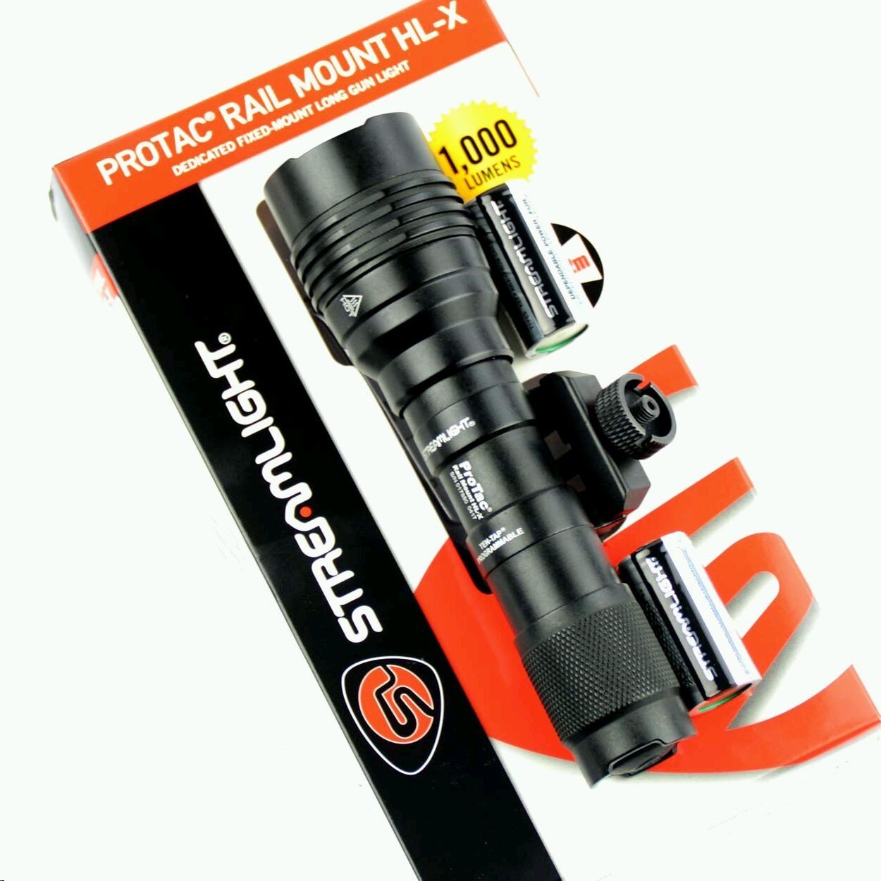 88066 ProTac Rail Mounted HL-X C4 LED Rechargeable Flashlight 1000L