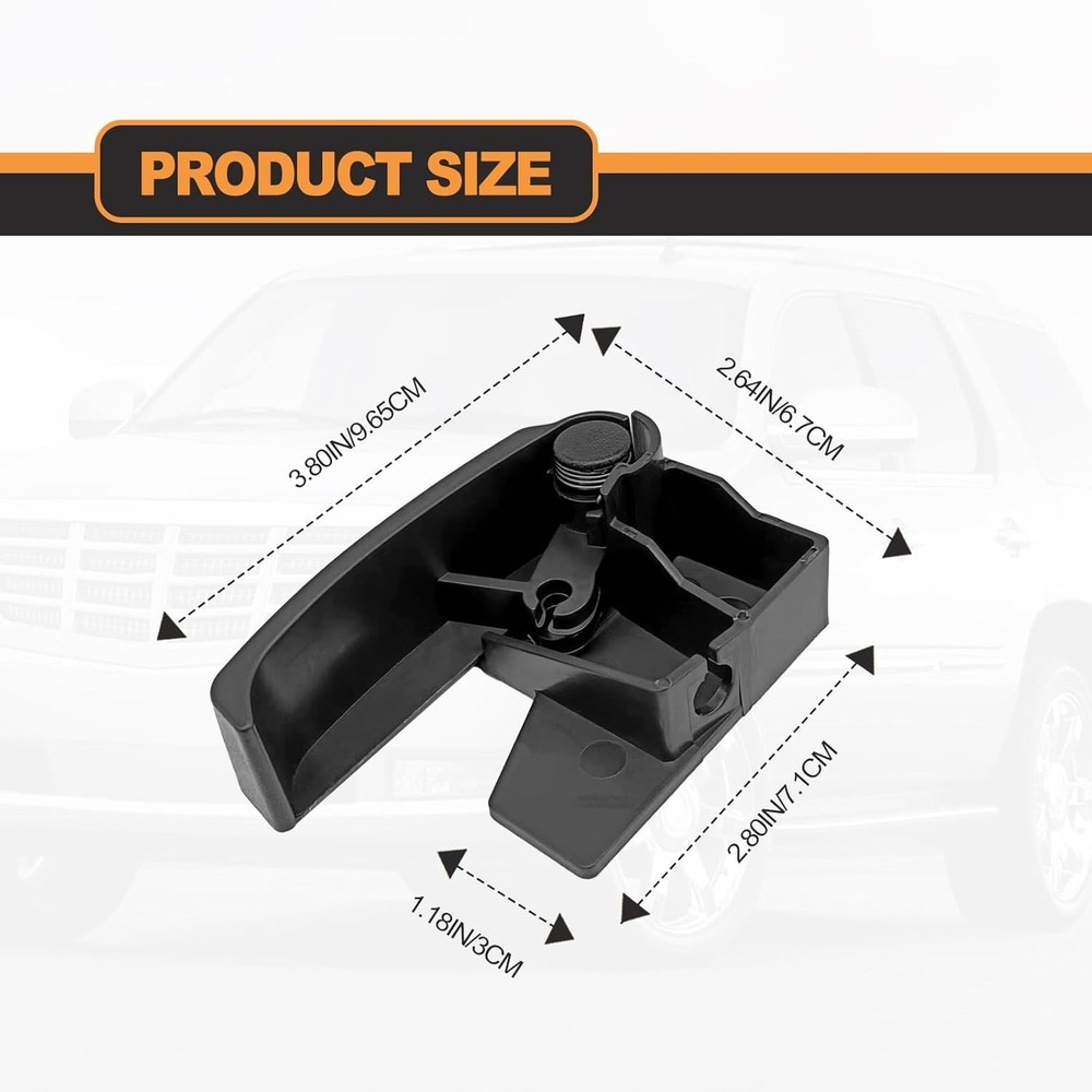 Hood Latch Release Pull Handle 15741109 Compatible with 1995-2007 Black