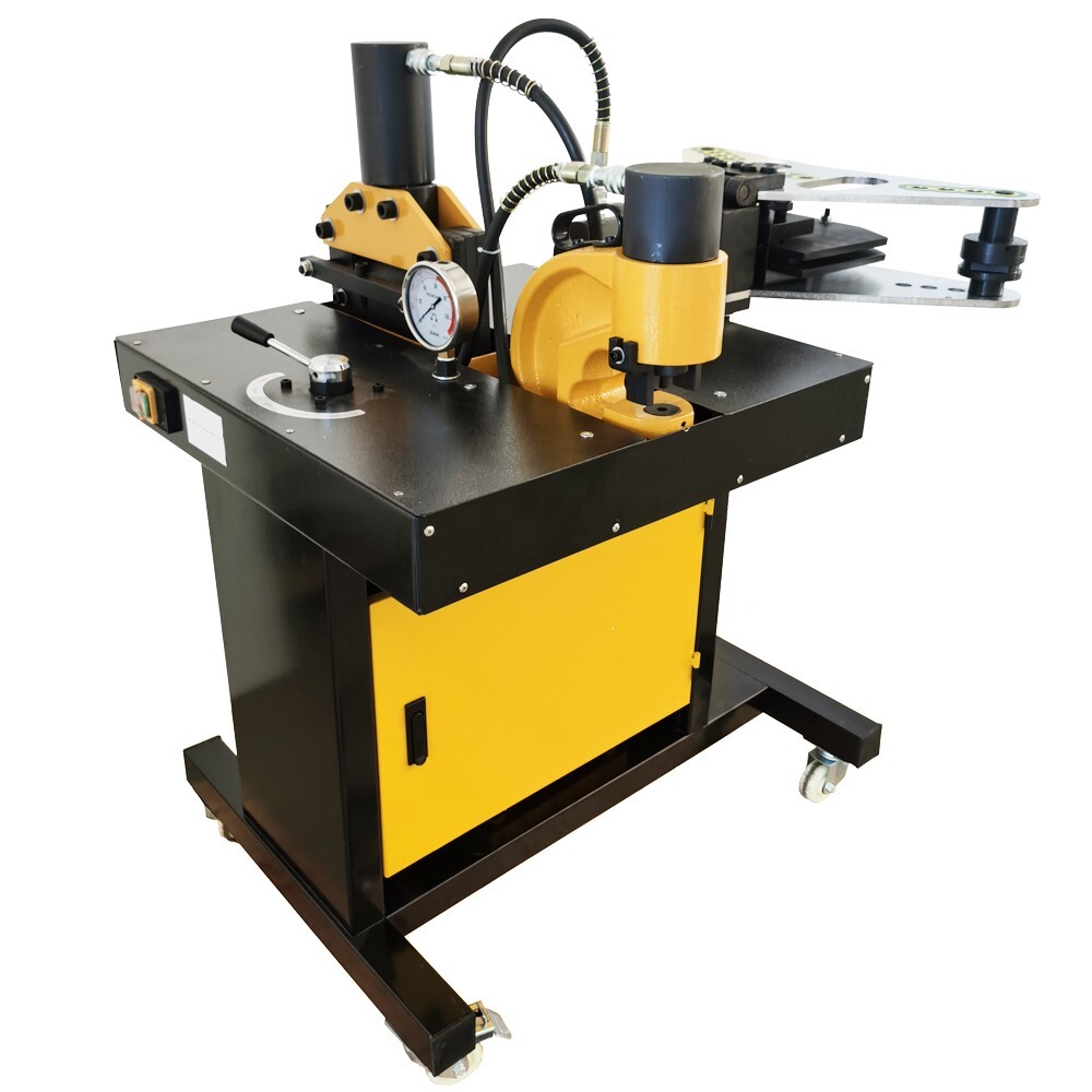 110V Electric Multi-function 4-in-1 Hydraulic Busbar Processor Bending Machine