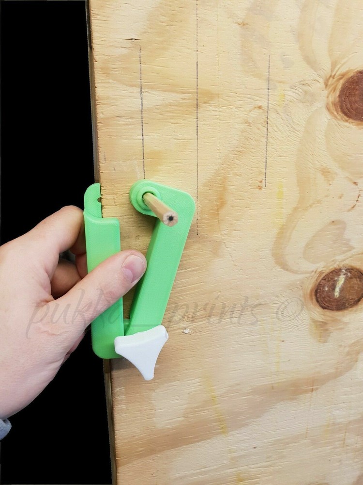Adjustable edge panel scribe joiners carpenters shopfitter marking tool gauge 