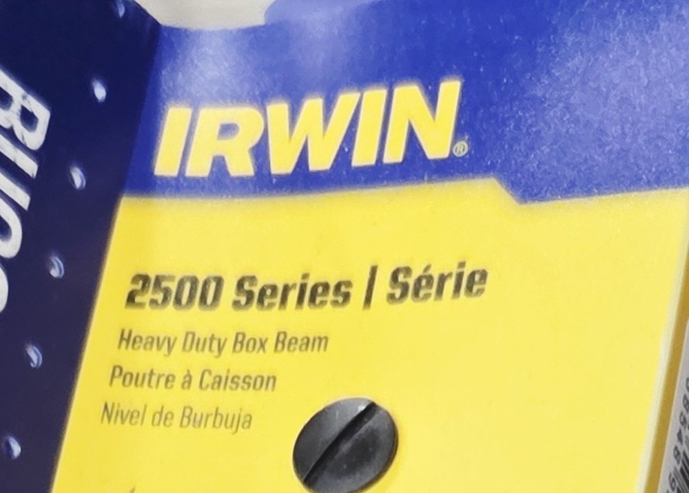 Irwin 16'' level 2500 series box beam 2pk
