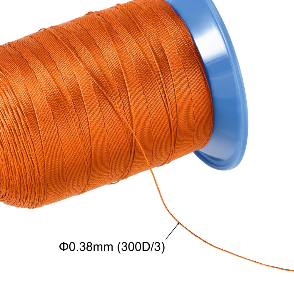 Bonded Polyester Thread Extra-strong 1040 Yards 300D/0.38mm (Orange)