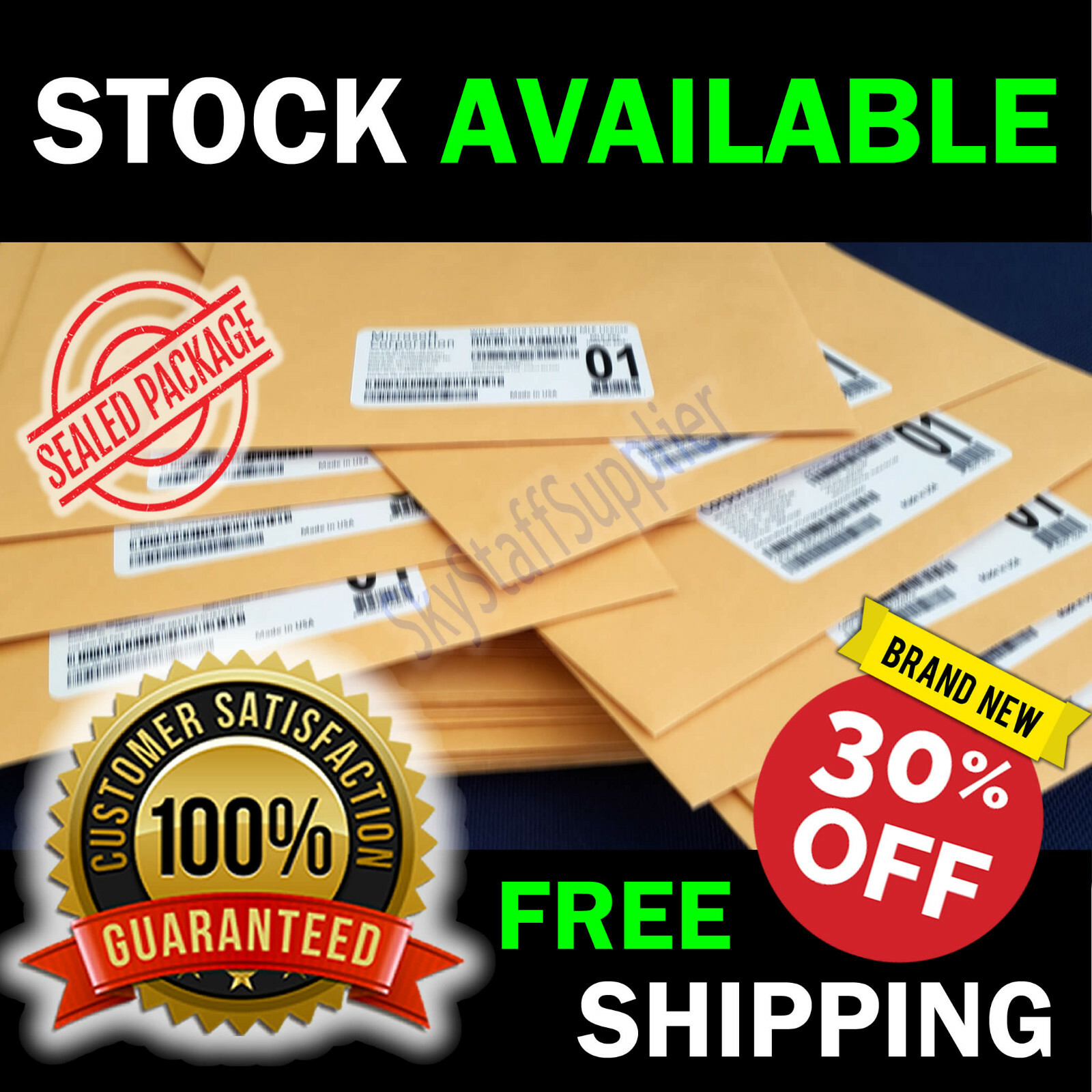 Windows Server 2022 Remote Desktop RDS License 50 Users FULL NEW RETAIL PACK