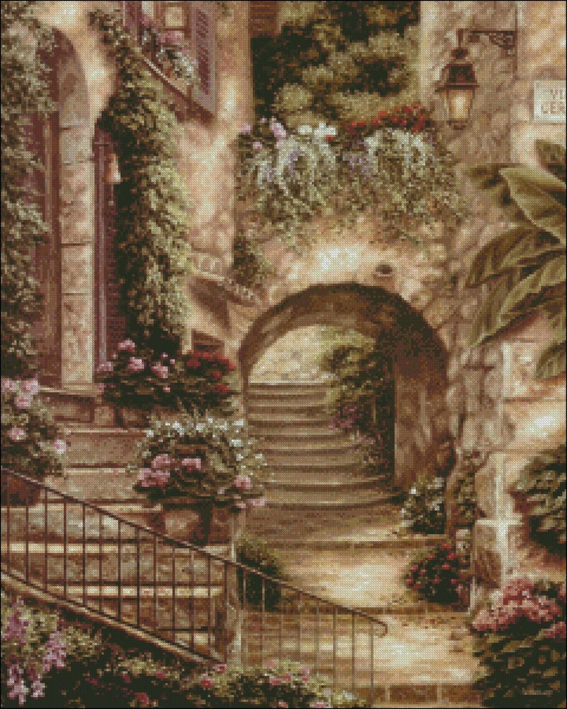Bella Italia - DIY Chart Counted Cross Stitch Patterns Needlework DMC Color