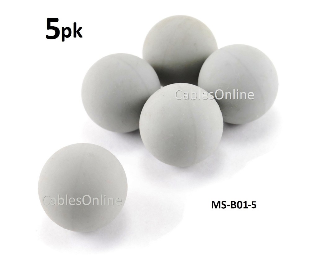 5-Pack Replacement PC Mouse Ball, 21.8mm, CablesOnline MS-B01-5