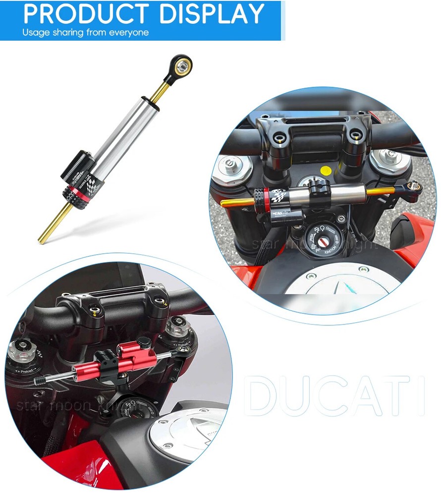 Steering Stabilizer Damper Mount Bracket Fit For Ducati Hyperstrada 821 939 SP