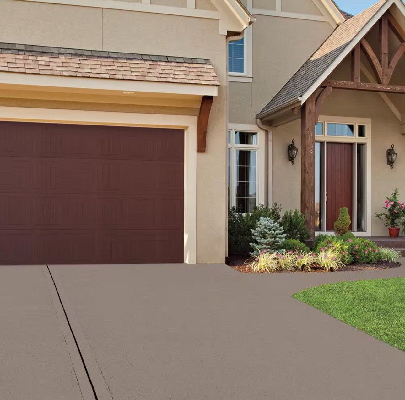 BEHR Premium Granite Grip Interior/Exterior Concrete Paint, Gray - 5 gal