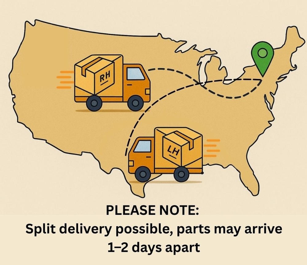 For 2007-2017 Wrangler Front Window Regulator SET PAIR