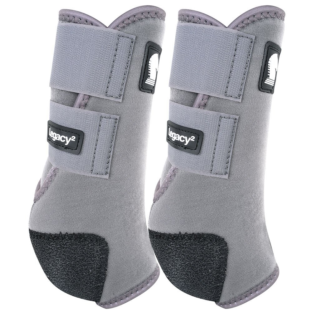 Legacy2 Front Protective Boots 2 Pack Charcoal M