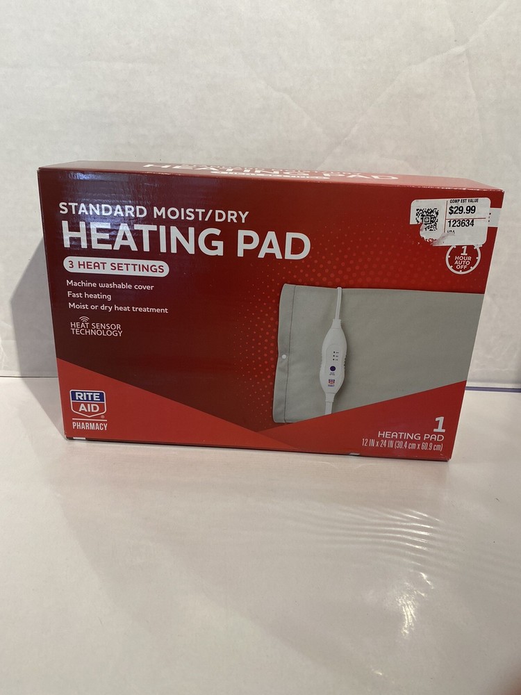 Standard Moist/Dry.  “Heating Pad” Rite Aid Auto Large 3 Settings