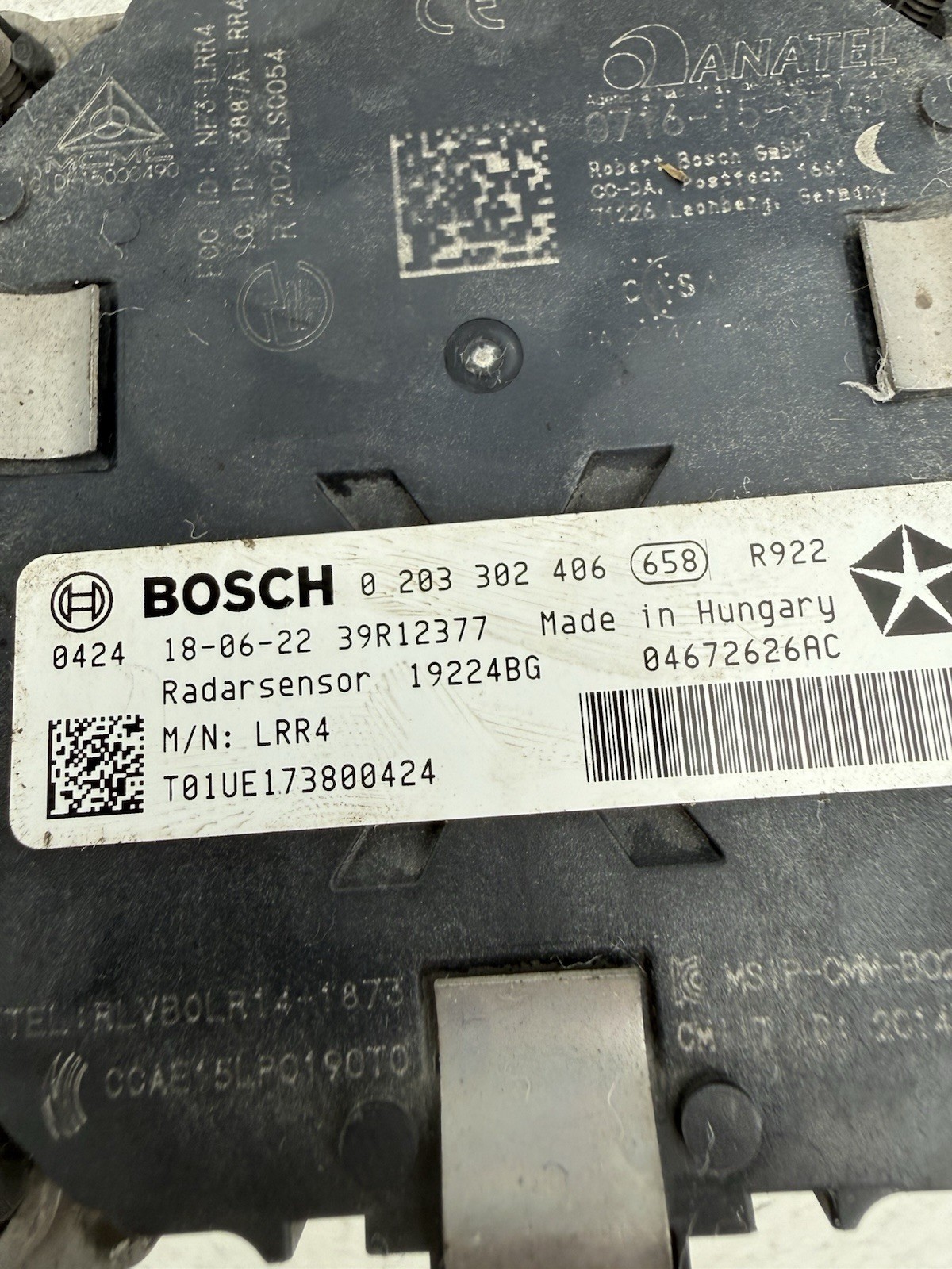 2016-2018 Jeep Grand Cherokee Durango ADAPTIVE SPEED CONTROL MODULE SENSOR OEM