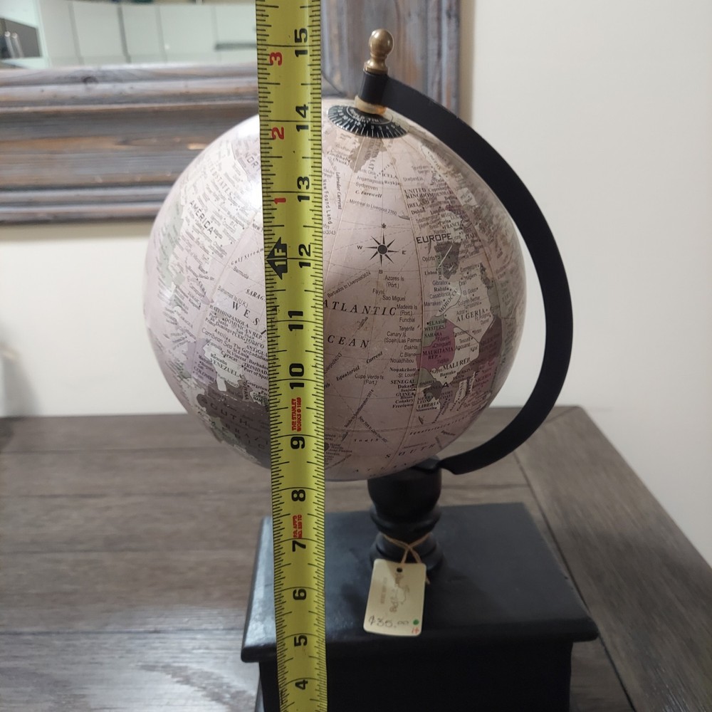 Desktop Spinning Rotating Globe With Drawer
