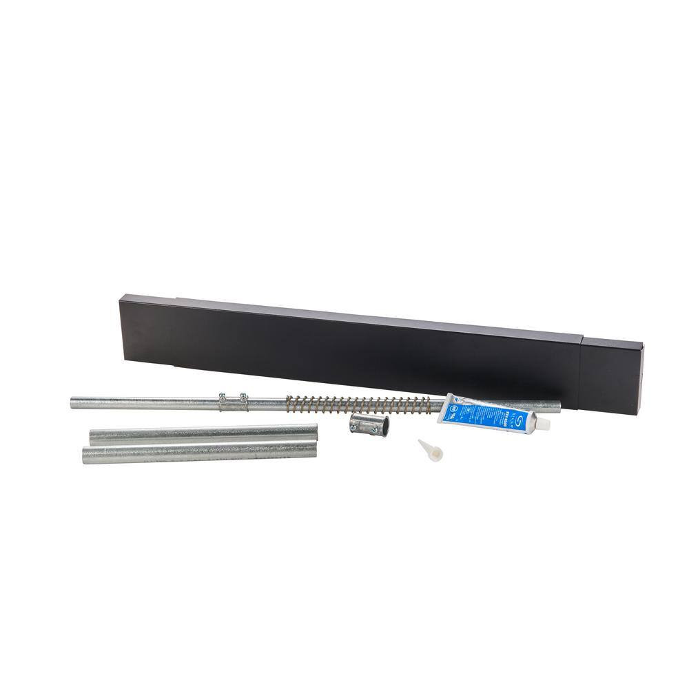 4 In. Black Fireplace Smokeguard