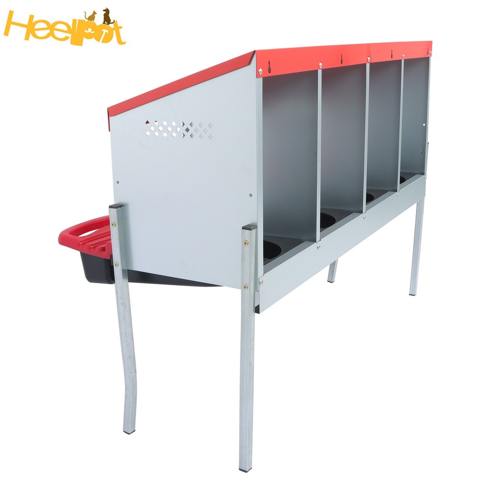 4 Hole Compartments Nesting Box High Quality Materials Chickens Egg Laying Box