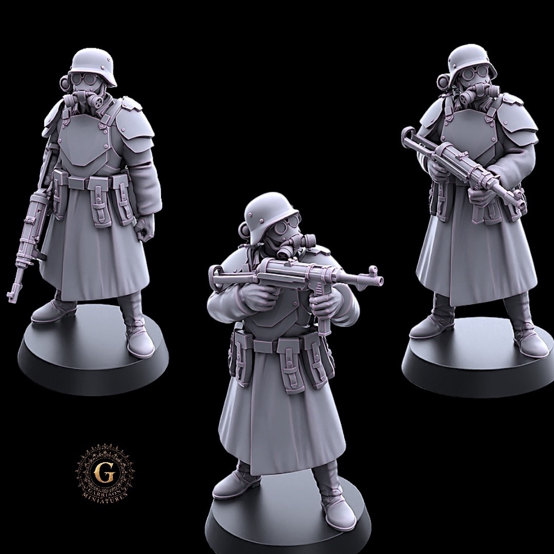 Konflikt 47, Weird War etc Compatible Rift Blood Commandos Squad X9 Figures