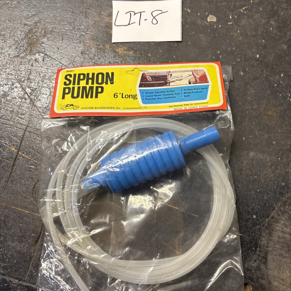 Custom Accessories 36661 72" Siphon Pump NOS