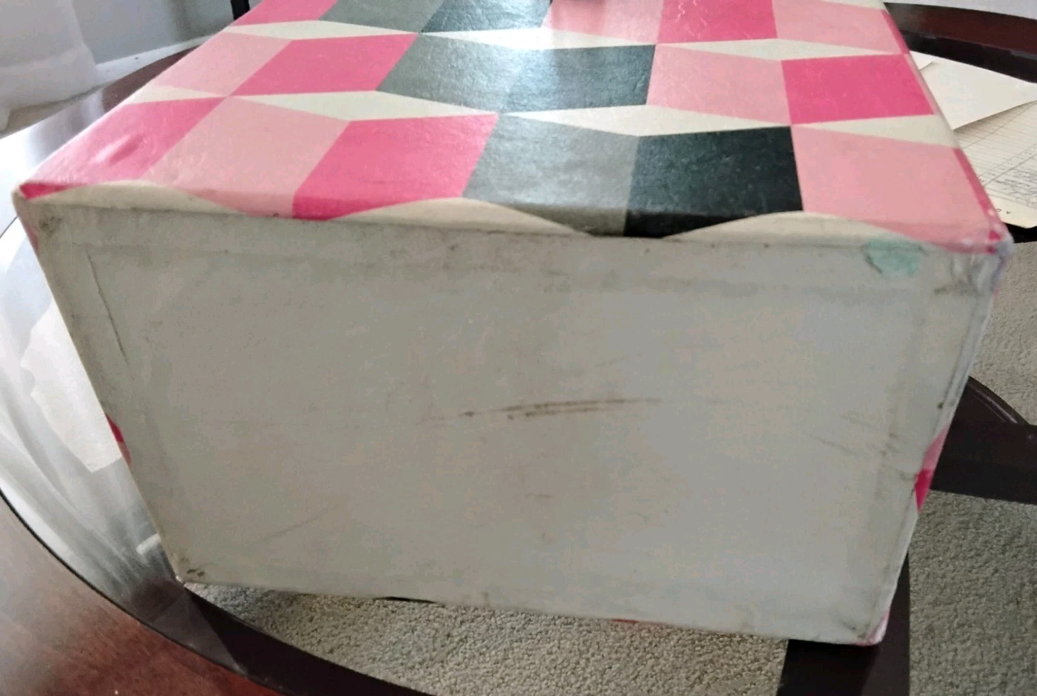 Platter-Pak 1960s Psychedelic Vinyl Record Storage Box Case 45 45’s 1 Owner Pink