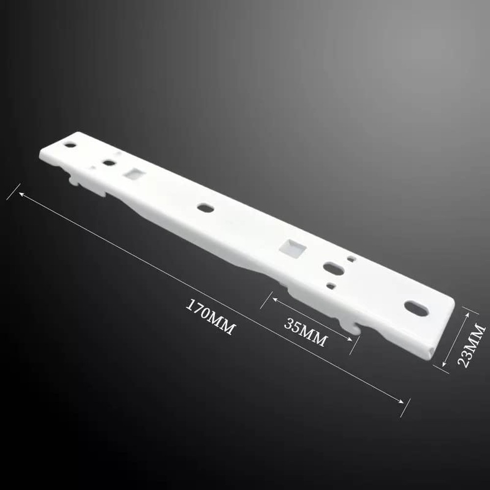 Bendable Curtain Track Double Ceiling Brackets, White, 6 Pack, Ceiling Mount ...
